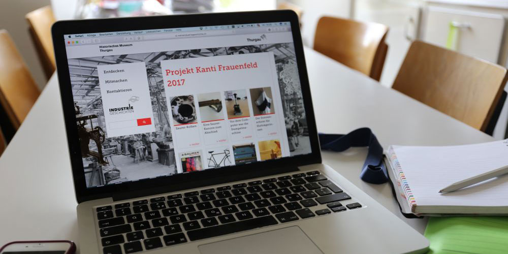 Die interaktive online-Plattform lebt von persönlich erzählten Thurgauer Industriegeschichten