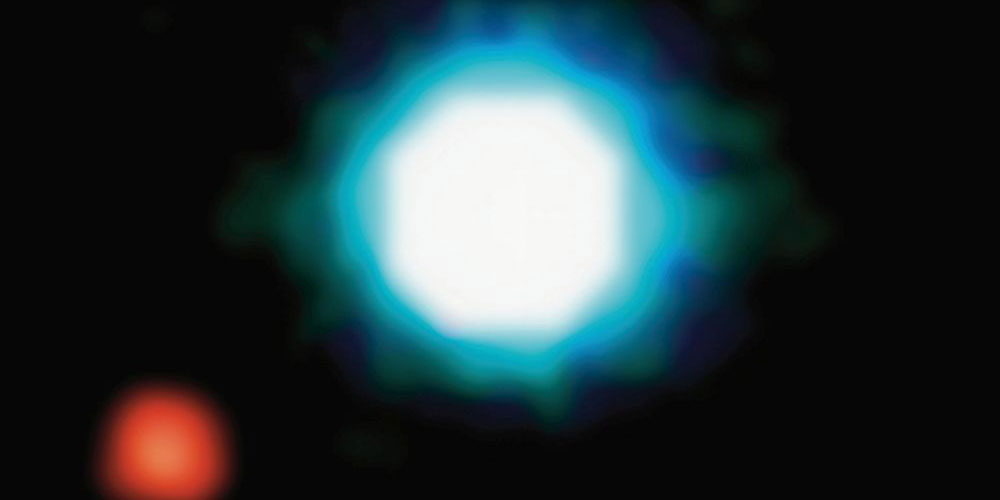 Erstes Bild eines Exoplaneten, 230 Lichtjahre von der Erde entfernt. Veröffentlicht am 27. April 2010 durch ESO. Foto European Southern Obervatory