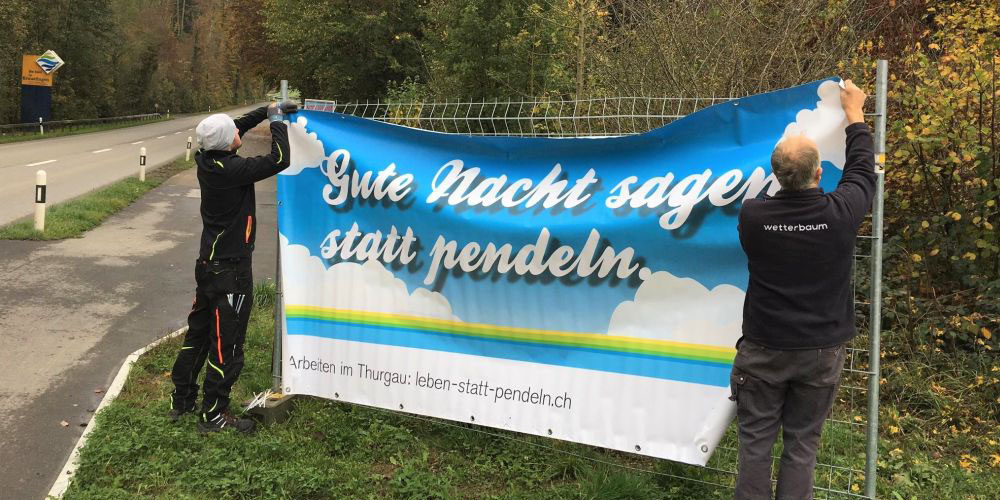 «Leben statt pendeln» startet die zweite Offensive, um Pendlerinnen und Pendler im Thurgau zu behalten